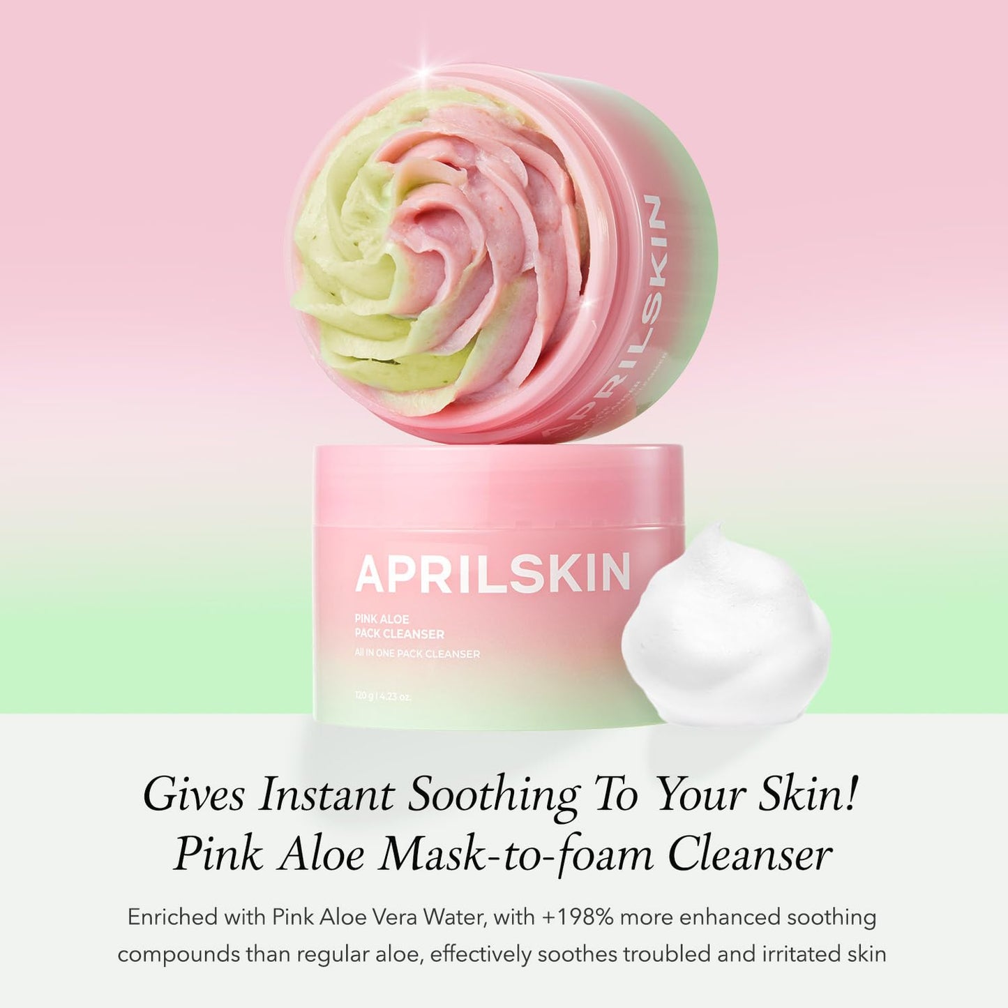 Pink Aloe Facial Pack Cleanser