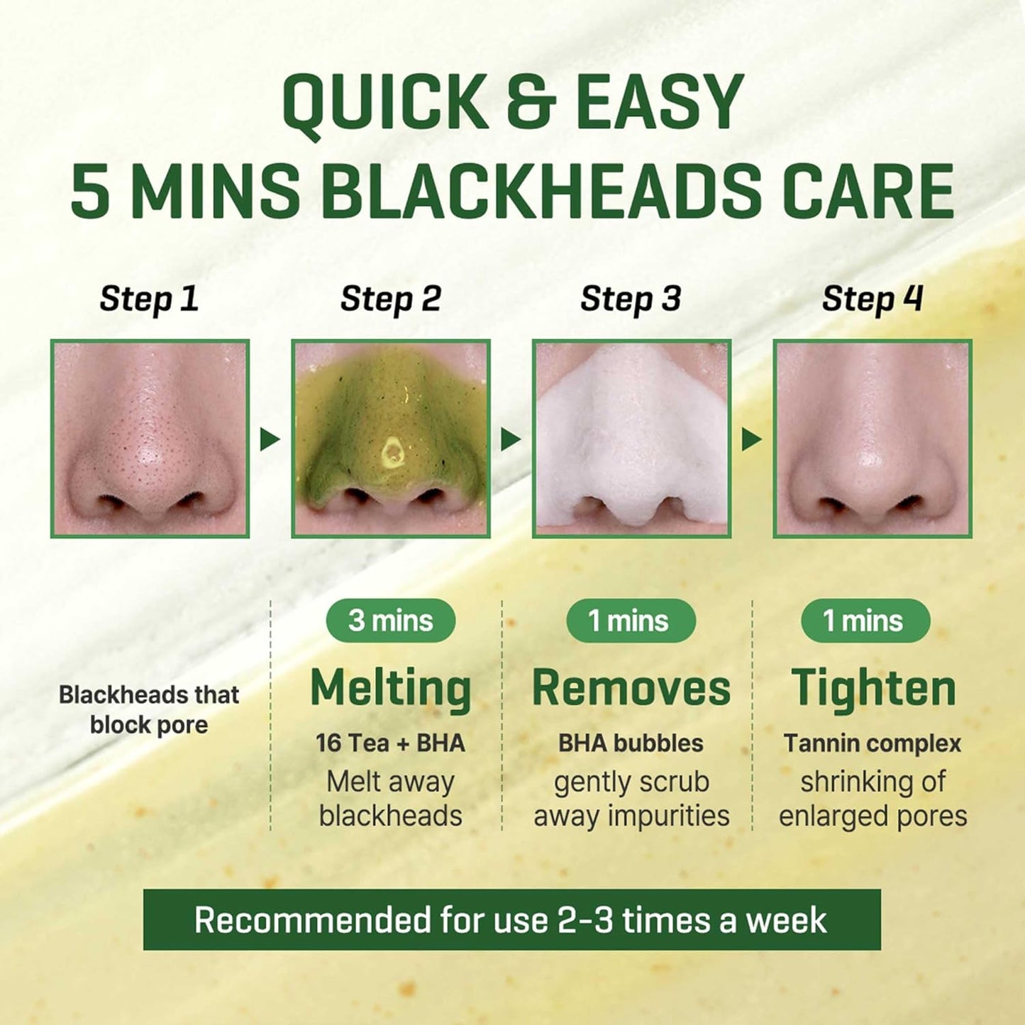 Bye Bye Blackhead 30 Days Miracle Green Tea Tox Bubble Cleanser