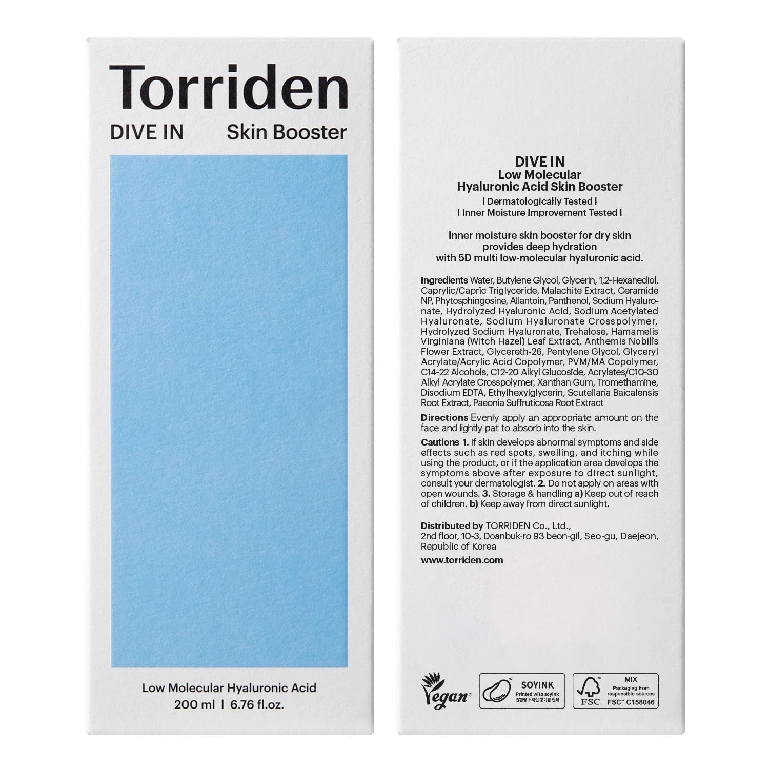 DIVE-IN Low Molecule Hyaluronic Acid Toner