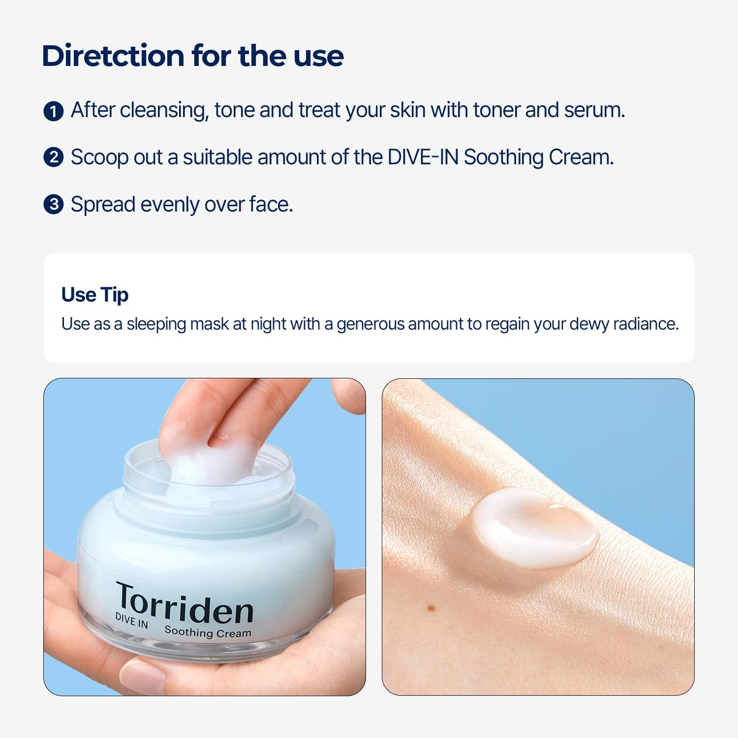 DIVE-IN Low Molecular Hyaluronic Acid Soothing Cream