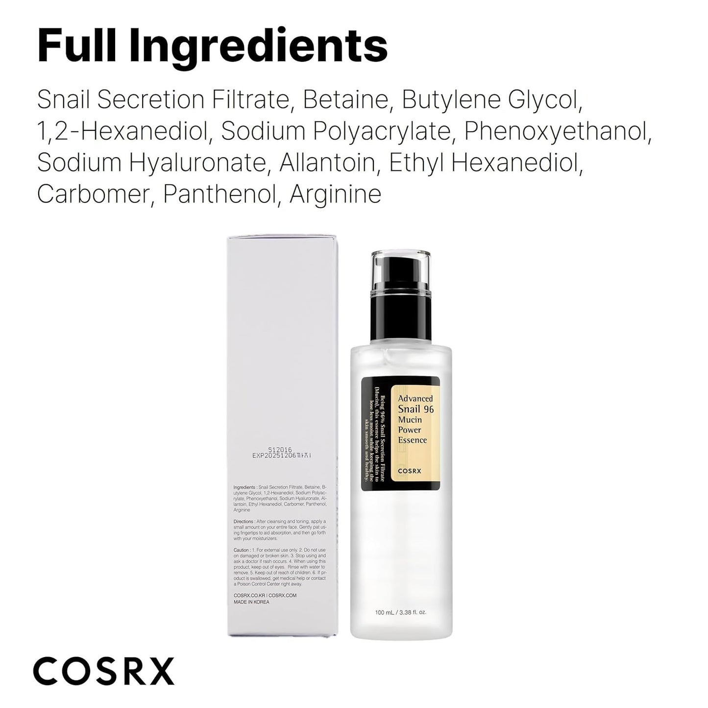 COSRX - Advanced Snail 96% Mucin Power Essence