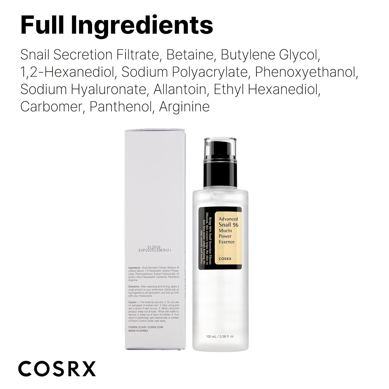 COSRX - Advanced Snail 96% Mucin Power Essence