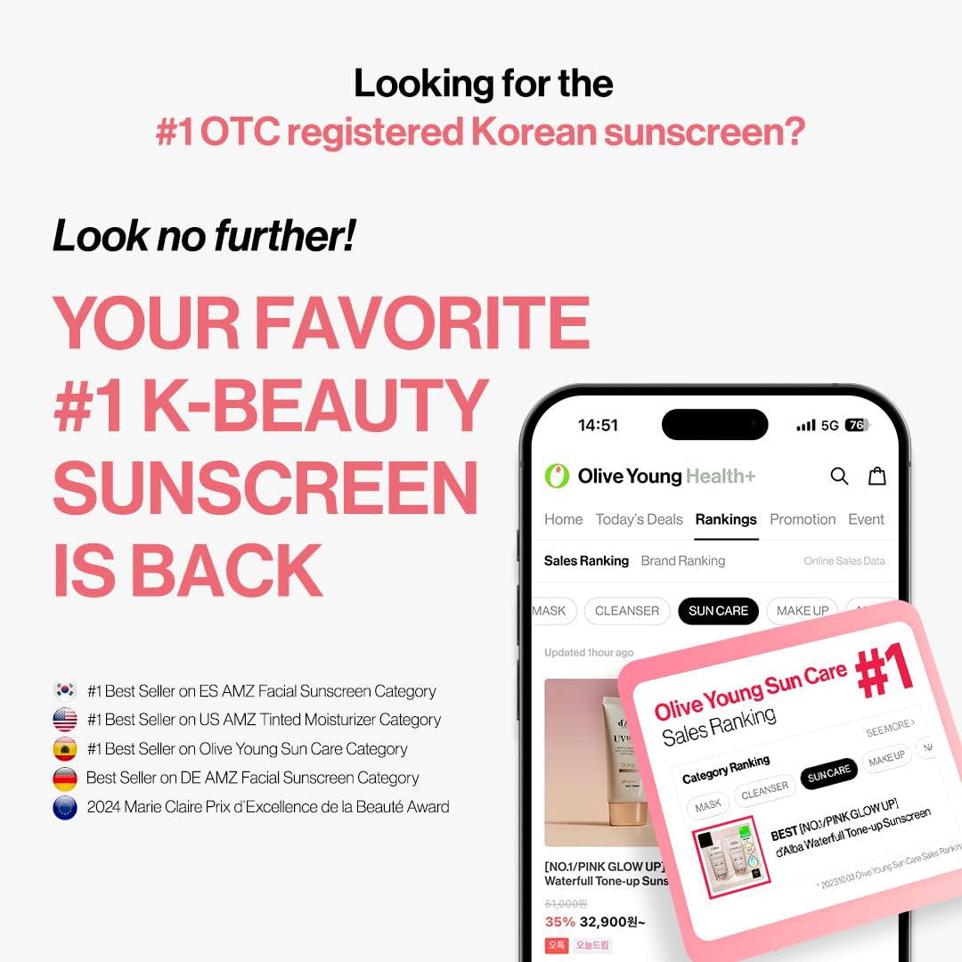 Waterfull Pink Correcting Tone-Up Sunscreen