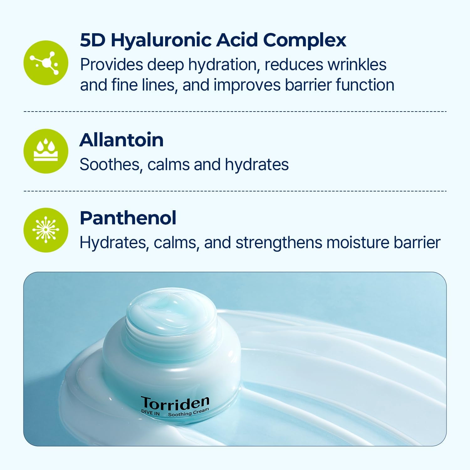 DIVE-IN Low Molecular Hyaluronic Acid Soothing Cream