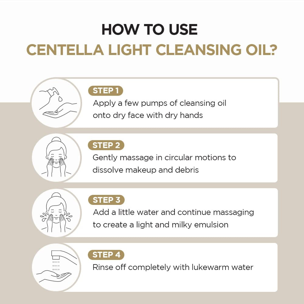 Madagascar Centella Light Cleansing Oil