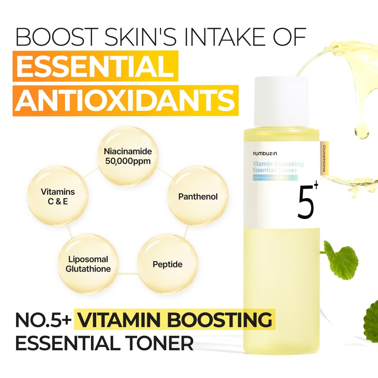 No.5+ Vitamin Boosting Essential Toner